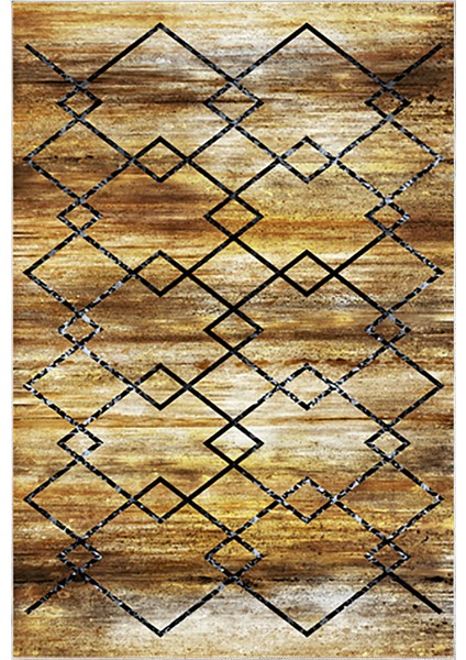 Dijital Salon Halısı Trend Keçe Kaymaz Taban Modern Zanna Gold fiyatları