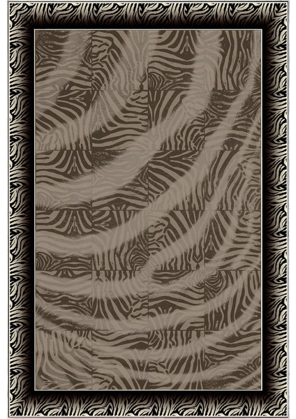 Dijital Salon Halısı Star Pamuk Kaymaz Taban Modern Patti Kahve fiyatları