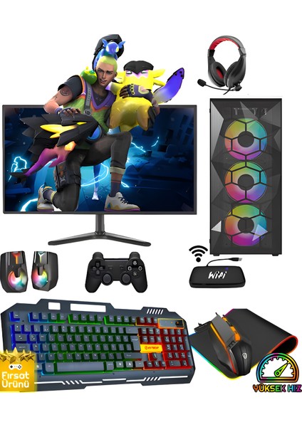 Venüs V2 I5 10400F,16GB,500GB M.2 Nvme,4gb Rx 6400,23.8 Masaüstü Oyuncu Bilgisayarı