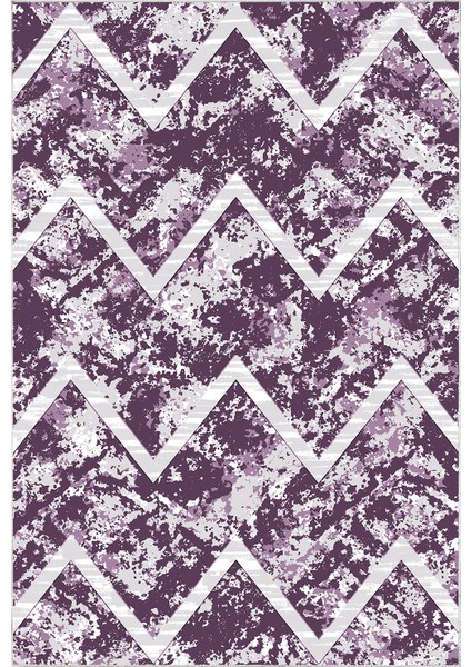 Dijital Salon Halısı Star Pamuk Kaymaz Taban Iskandinav Roxanne Mor fiyatları