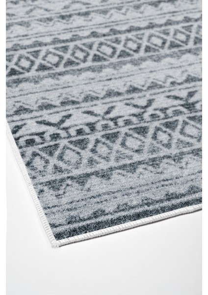 Dijital Salon Halısı Star Pamuk Kaymaz Taban Iskandinav Mali Lacivert fırsatları