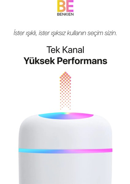 H2O Humidifier 300 ml Ultrasonik Hava Nemlendirici Buhar Makinesi ve Aroma Difüzörü fiyatları