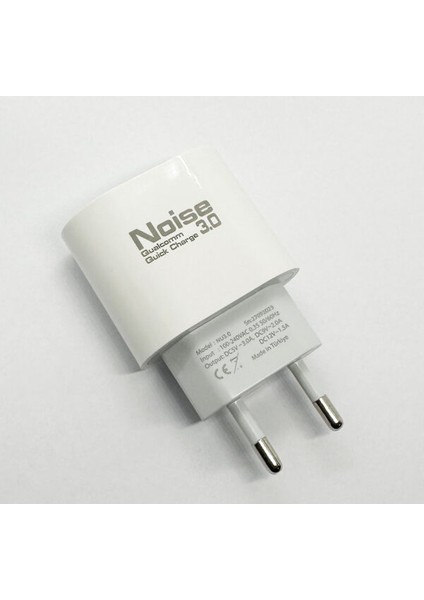 Teknoloji Noise Hızlı Şarj Adaptörü 3.0A 18 Watt 3.0 Quik Charge Adaptör 3.0AUSBADAPTÖR