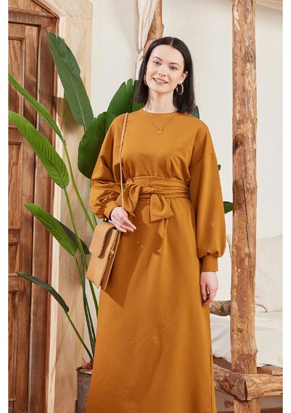 2 İplik Sweat Elbise