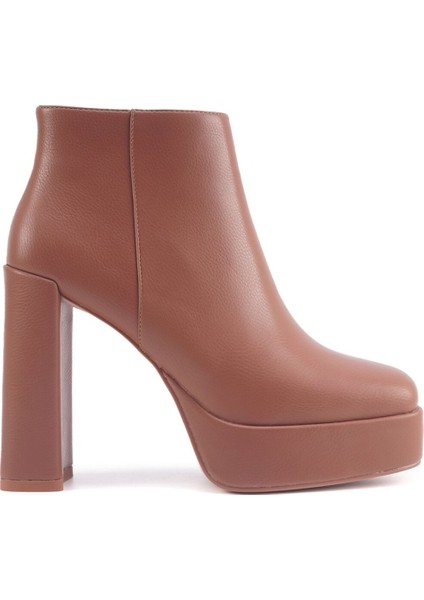 Sarıela 3pr Taba Kadın Topuklu Bot modelleri