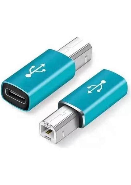 USB Type C To USB B Yazıcı Çevirici Type C Printer Adaptör