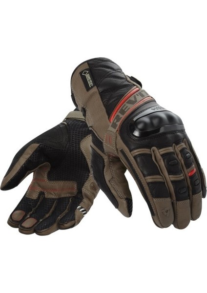 DOMINATOR GORE-TEX ELDİVEN KAHVE-KIRMIZI