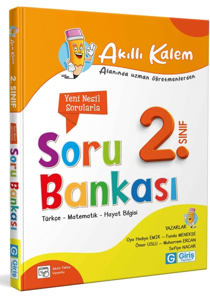 Giriş Yayınları 2. Sınıf Akıllı Kalem Tüm Dersler Soru Bankası