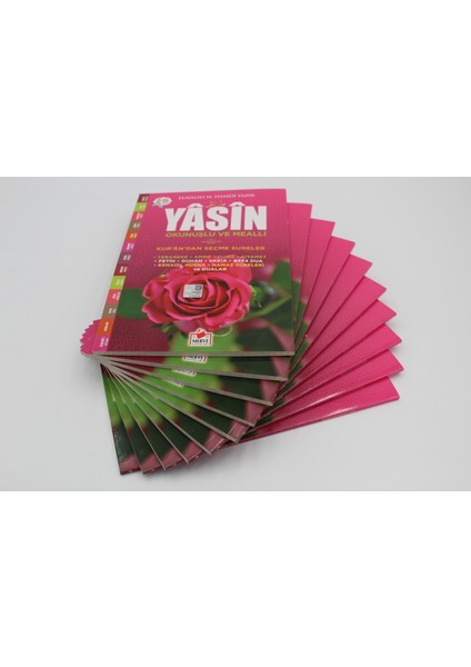 Sesli Yasin-i Şerif Okunuşlu ve Mealli Orta Boy 10 Adet - Elmalılı Hamdi Yazır