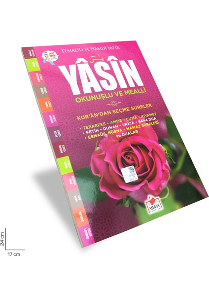 Sesli Yasin-i Şerif Okunuşlu ve Mealli Orta Boy 10 Adet - Elmalılı Hamdi Yazır