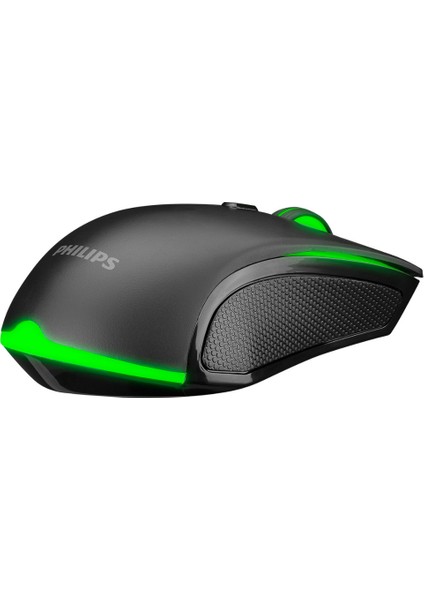SPK9404 USB 6 Tuşlu Siyah 800/1000/1600/2400DPI Gaming Oyuncu Mouse (G404)