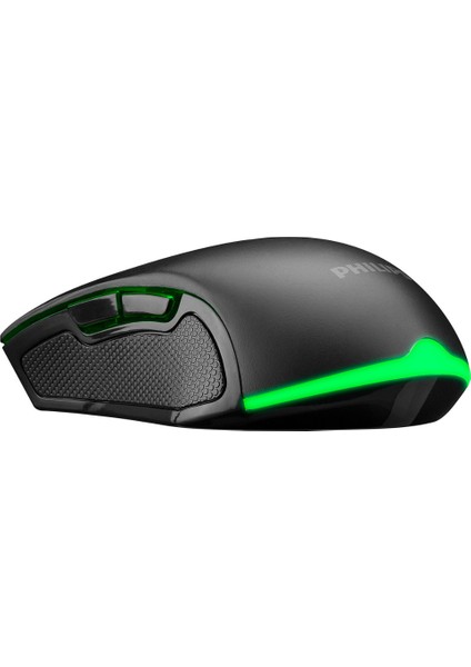 SPK9404 USB 6 Tuşlu Siyah 800/1000/1600/2400DPI Gaming Oyuncu Mouse (G404)