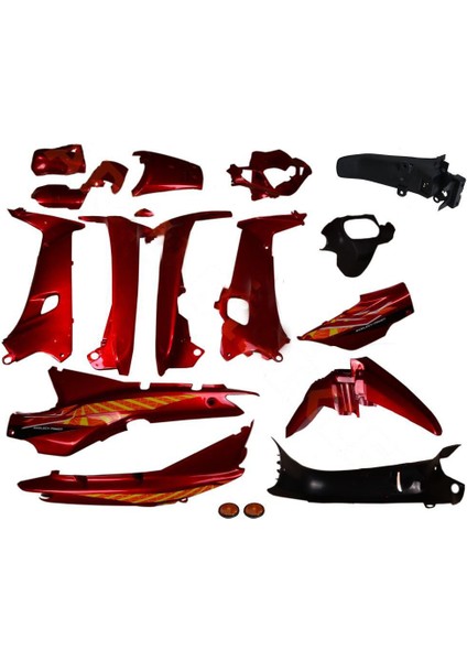 Kaporta Set Çelik - Kalipso Kırmızı