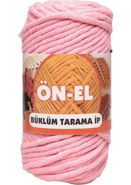 Büklüm Tarama Makrome Ipi 250 Gr. | Pembe