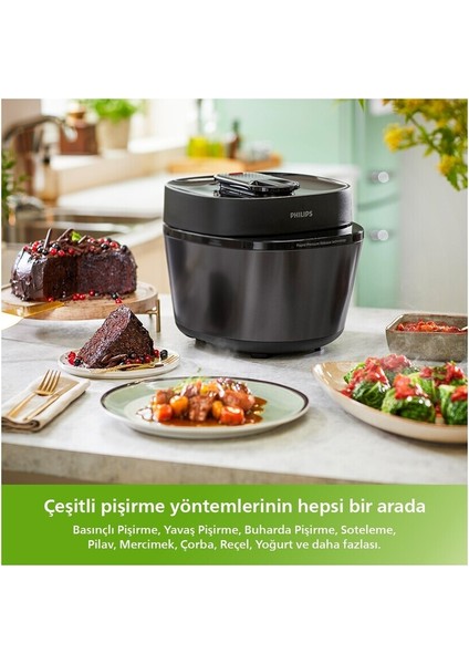 Düdüklü Tencere All In One Cooker Çok Amaçlı Basınçlı Pişirici, 5l