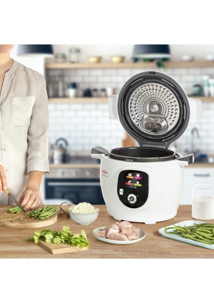 COOK4ME Akıllı Çoklu Pişirici, Multicooker, Yüksek Basınçlı Pişirici, 150 Tarif, CY851130