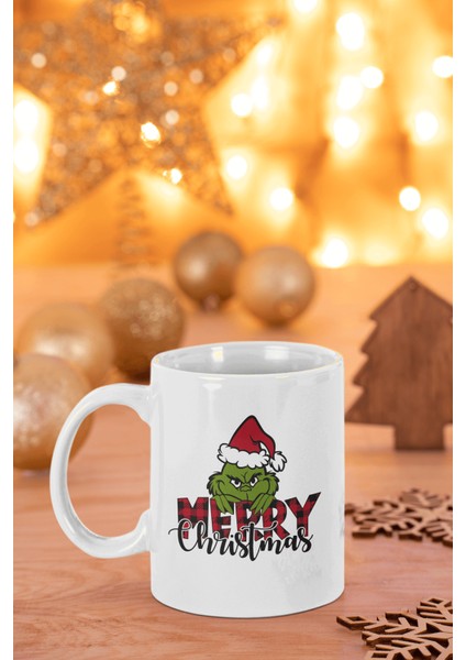 Grinch Merry Christmas Kupa Bardak