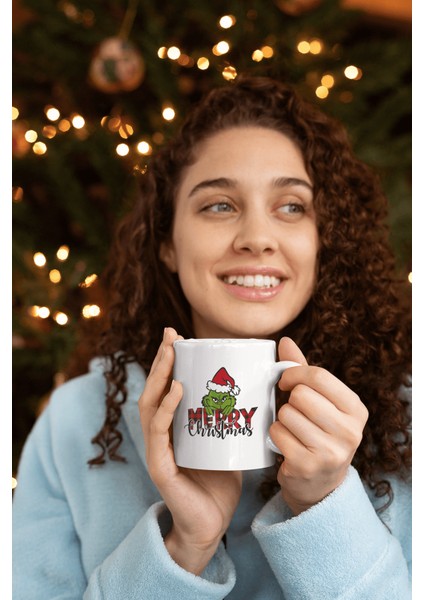 Grinch Merry Christmas Kupa Bardak