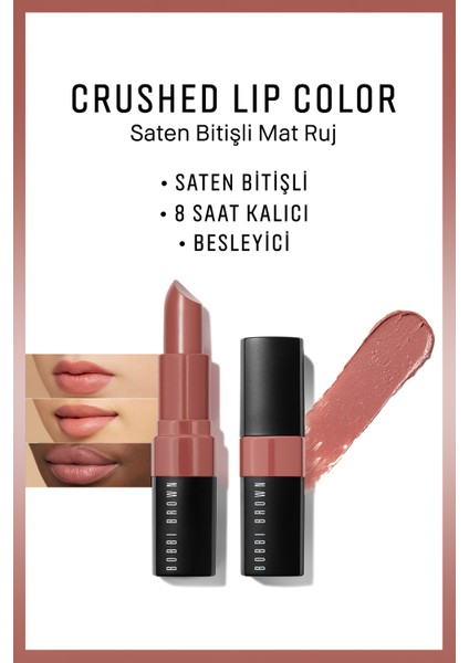 Crushed Lip Color Saten Bitişli Mat Ruj- Blondie Pink 716170237879