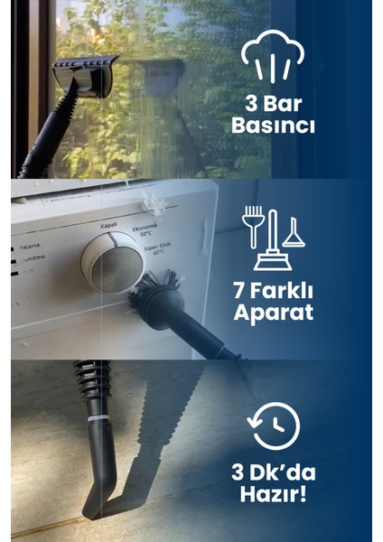 Pocket Clean Buharlı Temizleyici