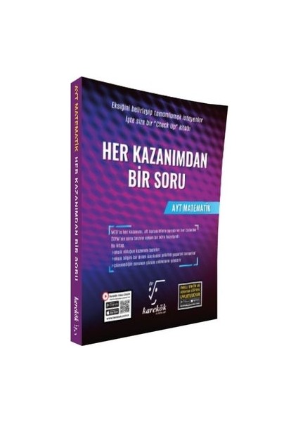 Karakök Yayıncılık AYT Matematik Her Kazanımdan Bir Soru