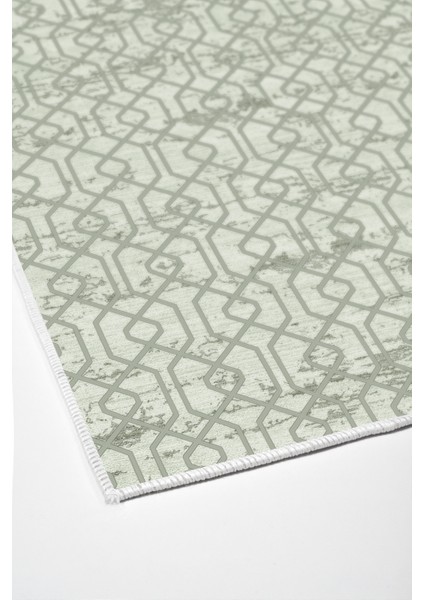 Dijital Salon Halısı Trend Keçe Kaymaz Taban Modern Eliana Yeşil fırsatları