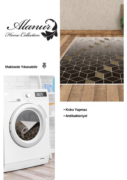 Dijital Salon Halısı Trend Keçe Kaymaz Taban Modern Daire Gri modelleri