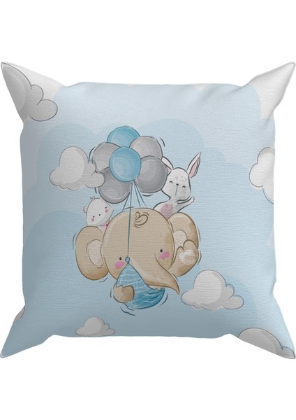 Bebek Çocuk Odası Yastıklı Kırlent Kılıf 2'li DS31 30X30 cm indirimleri