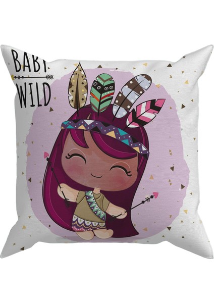 Bebek Çocuk Odası Yastıklı Kırlent Kılıf 2'li DS25 30X30 cm indirimleri