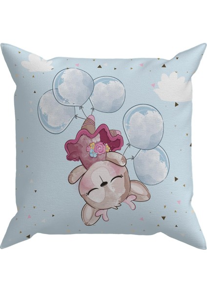 Bebek Çocuk Odası Yastıklı Kırlent Kılıf 2'li Ds4 30X30 cm modelleri