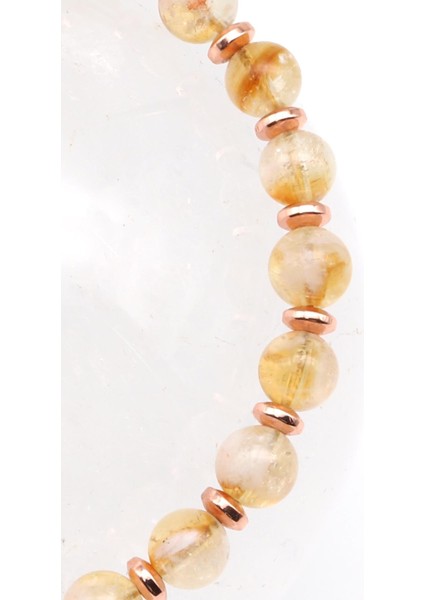 Sitrin Doğal Taş Makrome Örme Bileklik fiyatları