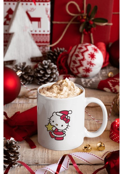 Hello Kitty Merry Christmas Kupa Bardak
