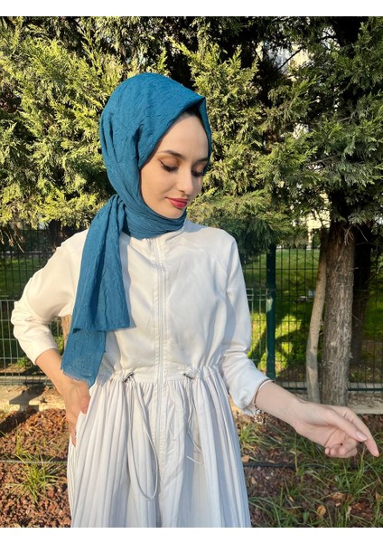 Shecarf, Pamuklu, Kırışmaz Bambu Kraş Şal 00958