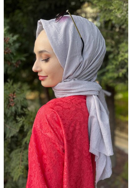 Shecarf, Pamuklu, Kırışmaz Bambu Kraş Şal 00958