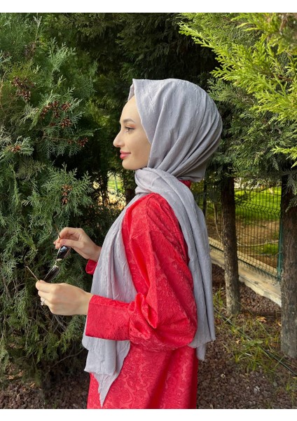Shecarf, Pamuklu, Kırışmaz Bambu Kraş Şal 00958