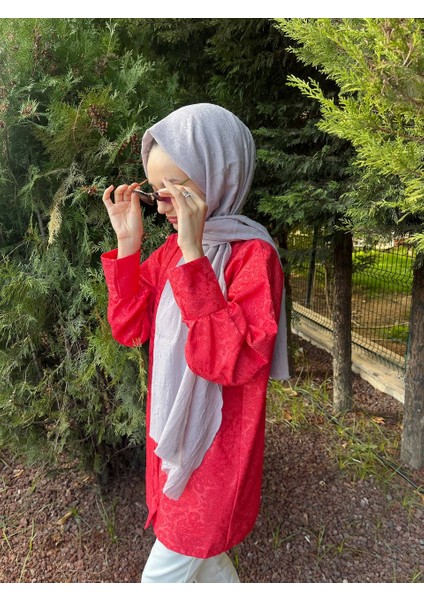 Shecarf, Pamuklu, Kırışmaz Bambu Kraş Şal 00958