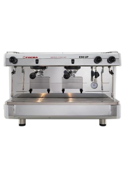 Faema E98 Up S2 Tall Cup Yarı Otomatik Espresso Kahve Makinesi, 2 Gruplu, Beyaz