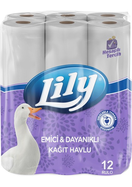 Lily Kağıt Havlu 12'li 2 Adet