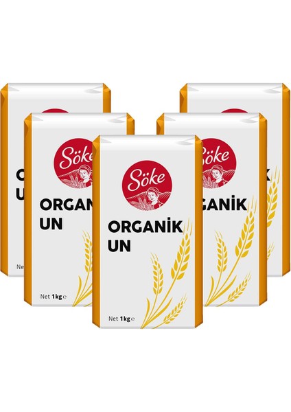 Organik Un 1 kg (5 Adet)