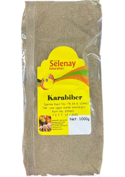 Yeşil Selenay Karabiber Ekstra 1000 gr