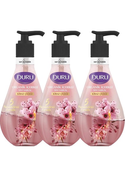 Sıvı Sabun Kiraz Çiçeği 500 ml x 3 Adet