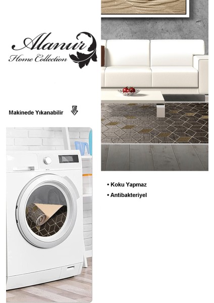 Dijital Salon Halısı Yıldız Deri Kaymaz Taban Modern Daire Gri modelleri