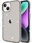 Iphone 14 Için GW18 Artı Parıltılı Toz Tasarımı Clear Tpu Kasa Telefon Bırakma Geçirmez Arka Kapak-Şeffaf Siyah (Yurt Dışından) 1