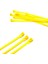200MM Çıkarılabilir Kablo Bağları Renkli Plastik Yeniden Kullanılabilir Kablo Bağları Döngü Sarma Naylon Zip Bağları Paket Bağları 100 Adet (Sarı) (Yurt Dışından) 5