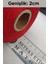 2cm x 5mt Yılbaşı Desenli Kırmızı Grogren Kurdele + Sarı Saten Kurdele 3