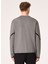 Gri Erkek Bisiklet Yaka Baskılı Sweatshirt FOA404798 Roam Commuter Rc Crew Swe 2