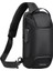 Göğüs Omuzdan Askili Erkek Crossbody Siyah Büyük Kapasiteli Spor Motosiklet Omuz Crossbody Erkek Göğüs Çanta (Yurt Dışından) 1