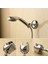 Ev Banyo Duvar Duş Başlığı Tutucu Montaj Vantuz Braketi - Gümüş (Yurt Dışından) 5