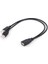 Yeni USB 2.0 1 Dişi - 2 Erkek Y-Splitter Data Sync Şarj Uzatma Kablosu (Yurt Dışından) 3