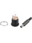10 Adet 5.5x2.1mm Erkek Lehim Dc Ucu Fiş Jakı Düz Konnektörler Dc Kaynağı LED Işıkları Anahtarı Siyah ve 10 Adet 3-Terminal Lehimleme Dişi Jack Dc Soket (Yurt Dışından) 3